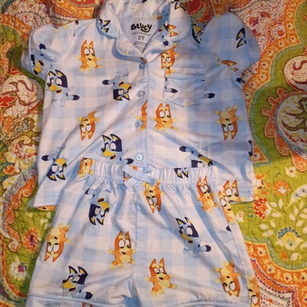 Lucy Bluey Character Pajama Set